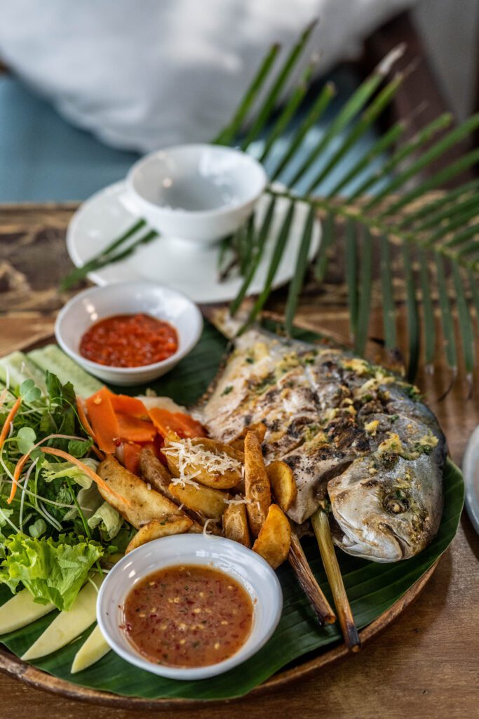 Whole Grilled Fish - Traditional Vietnamese food