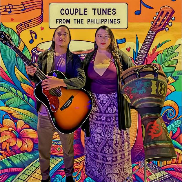 Couples Tunes performing live music at The DeckHouse, An Bang Beach, creating a magical atmosphere for Valentine’s Day.